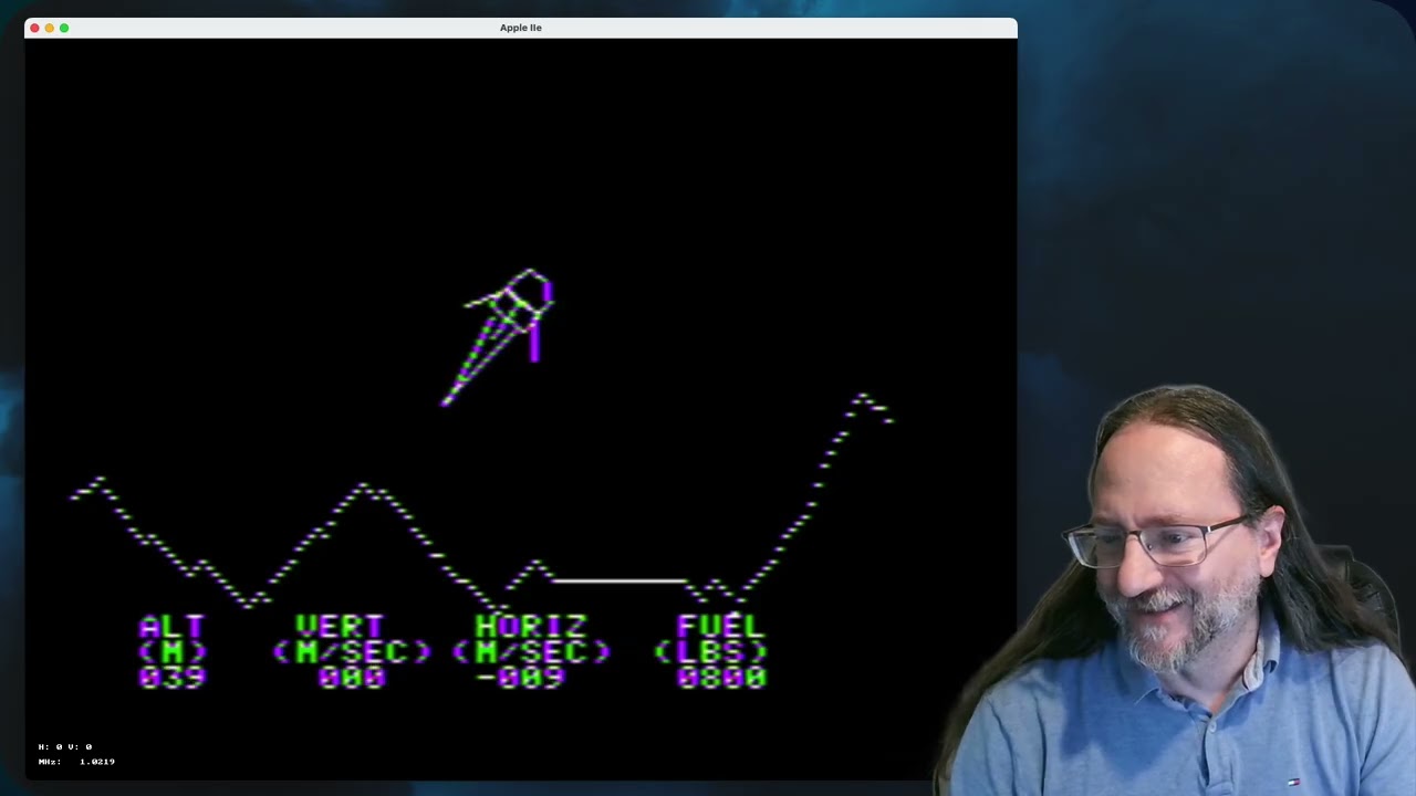 Let's play Apple II classic Tranquility Base!