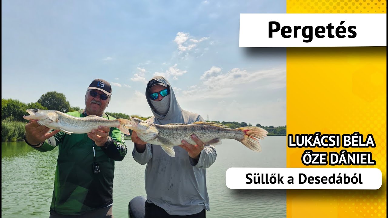 Desedai süllős pergető kalandok - a vertikális megoldás