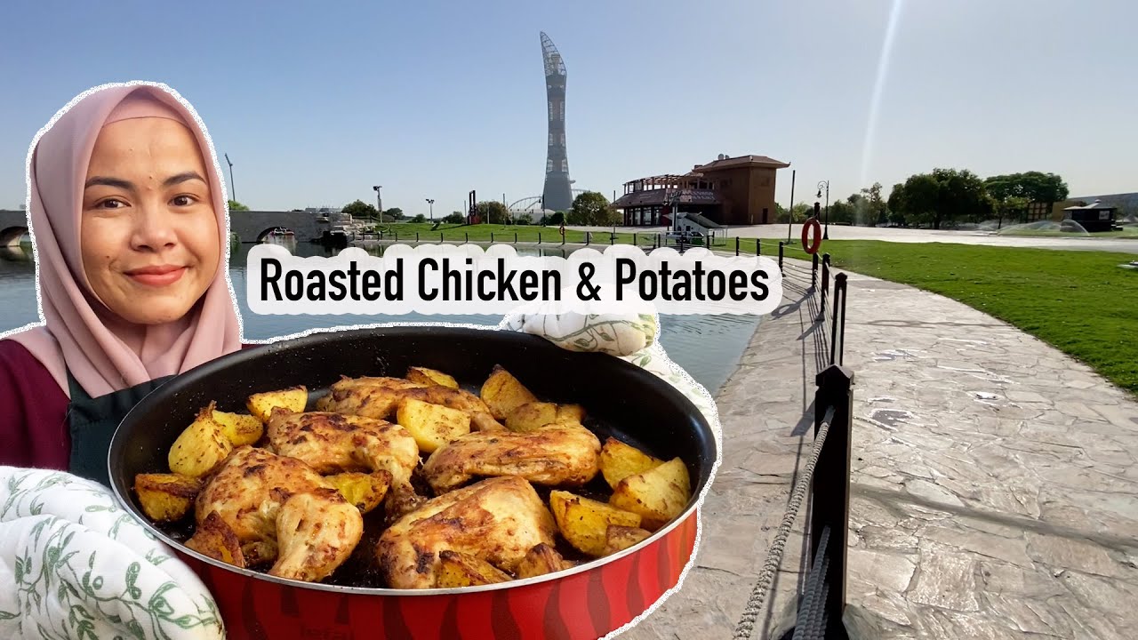 Jalan di Taman (Aspire Park) & Masak Roasted Chicken & Potatoes