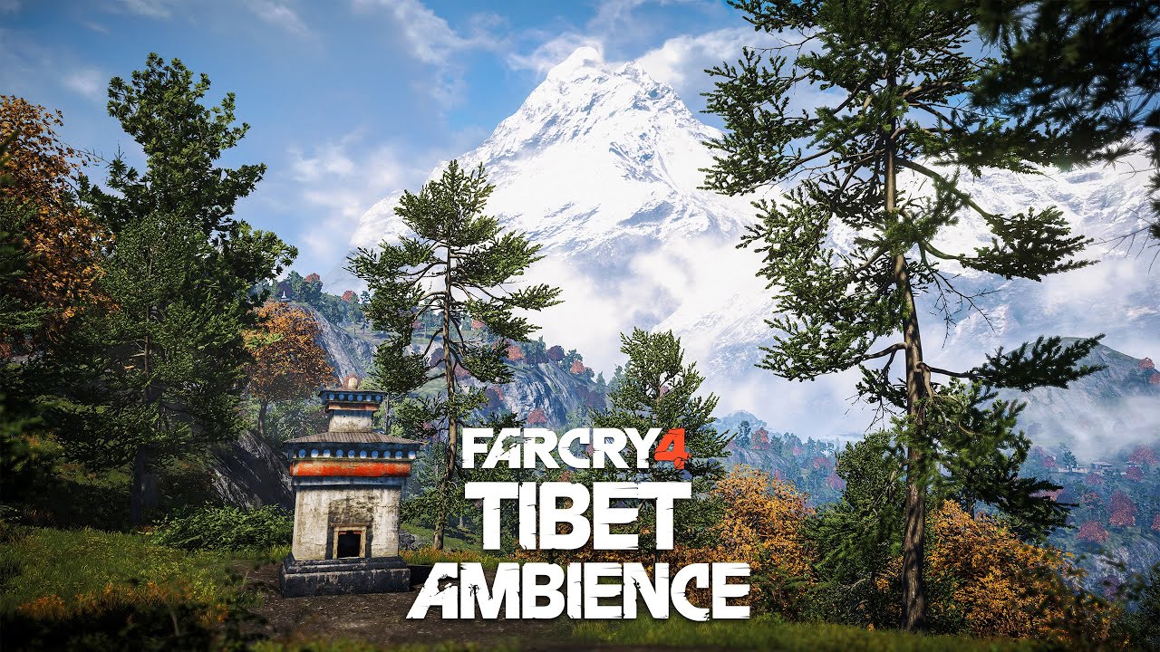 Far Cry 4 - Tibetan Forest AMBIENCE │ Tibetan Bowls, Bird Chirping  & Wind Sounds │ ASMR