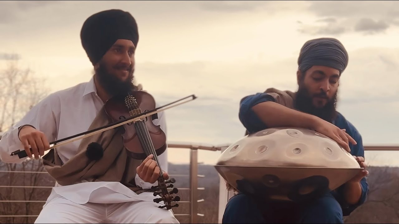 Handpan and Violin Improvisation | Harnek Singh and Sukhamrit Singh