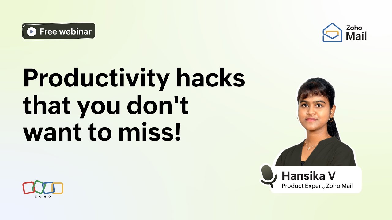 [Webinar] Productivity hacks that you don't want to miss!