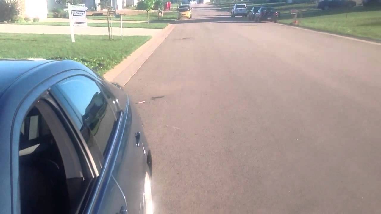 Backing in a Straight-Line Along a Gutter Curb