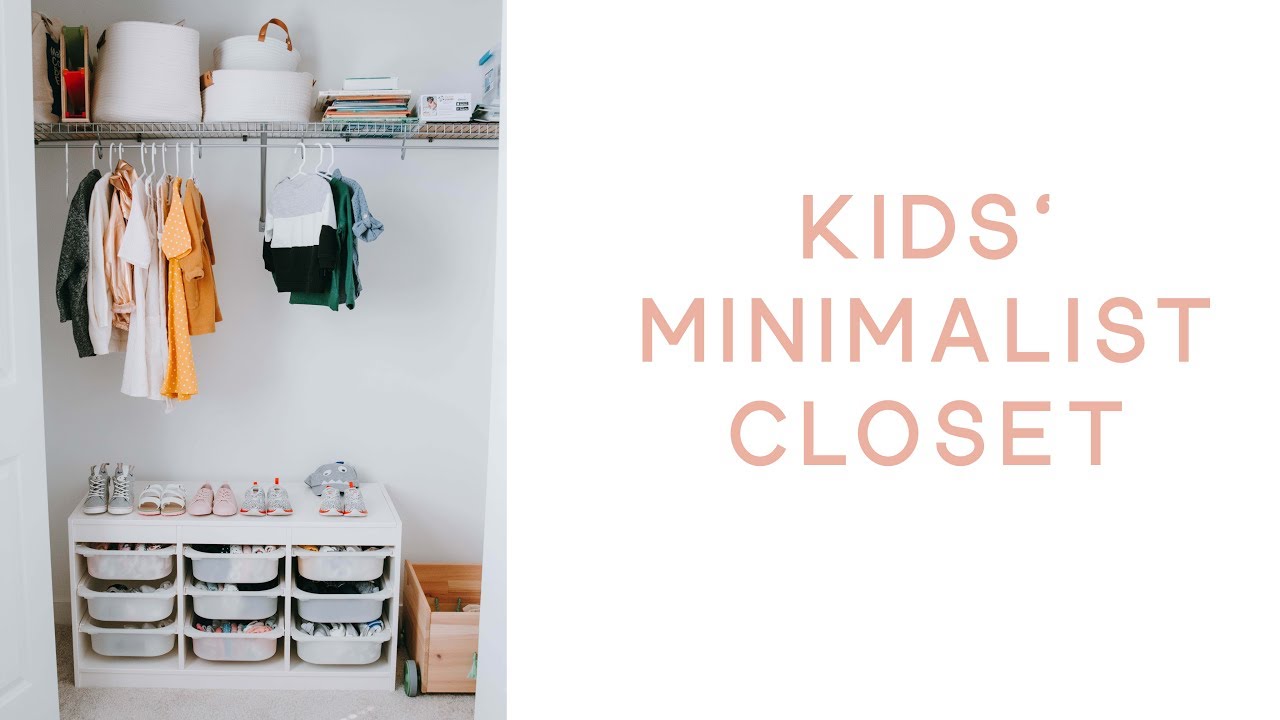 Kids Shared Minimalist Closet