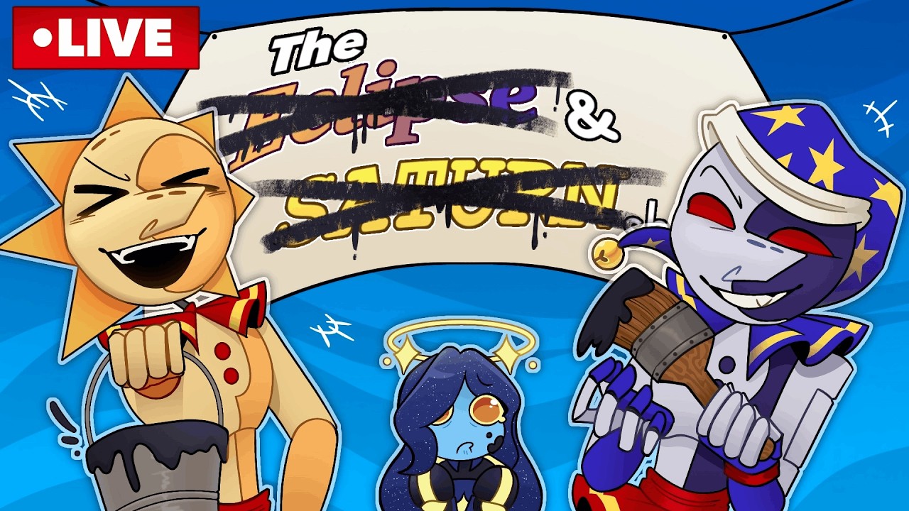 SUN AND MOON TAKEOVER THE SHOW!? Eclipse And Saturn Show LIVE!