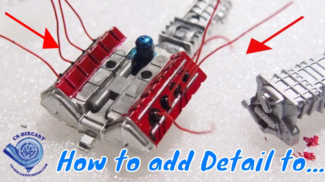 How to add detail to your Burago 1/18 diecast model