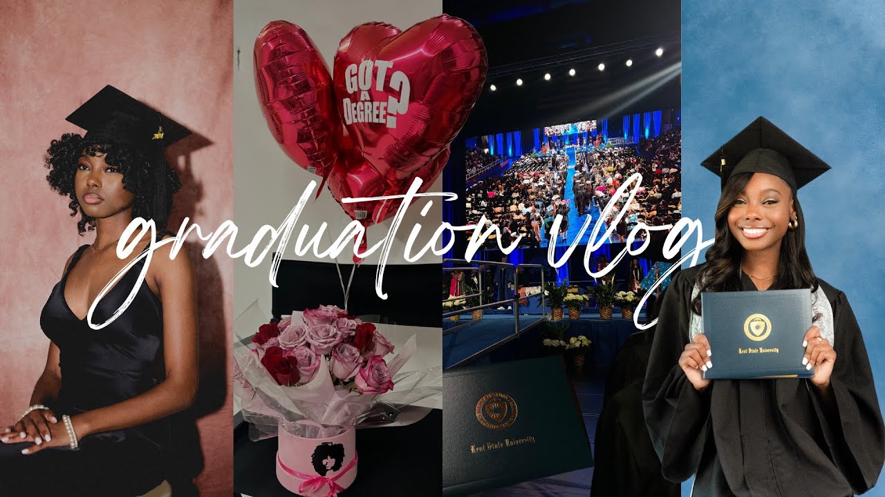 the closing of a chapter… I GRADUATED COLLEGE | Grad week vlog, Commencement, Packing, | Kent State