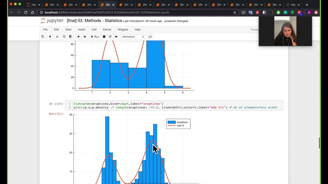 Julia for Data Science - Video 3: Statistics, by Dr. Huda Nassar (for JuliaAcademy.com)