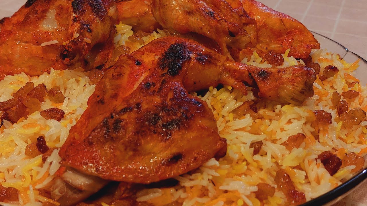 ألذ وأطيب رز ودجاج مندي مدخن من غير فرن بطريقة بتنافس المطاعم لازم تجربوها chicken Mandi With Rice