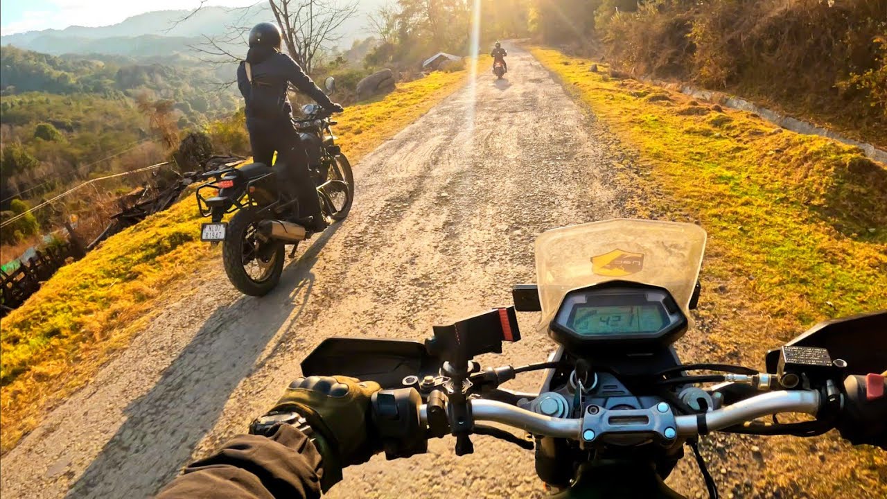 Hero Xpulse Bike off-road | Kohima - Khonoma - Dzuleke | POV video