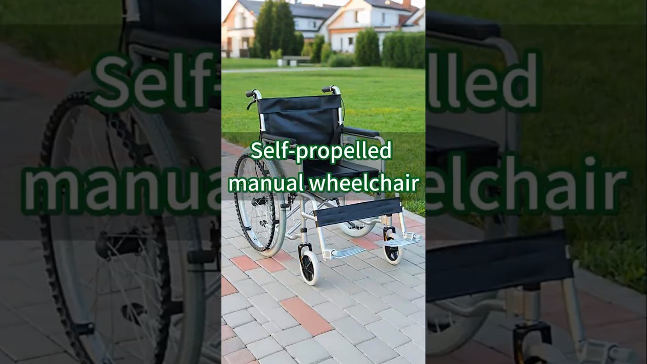 Self-Propelled Large Wheel Manual Wheelchair - Durability & Comfort in Every Detail #wheelchairlife