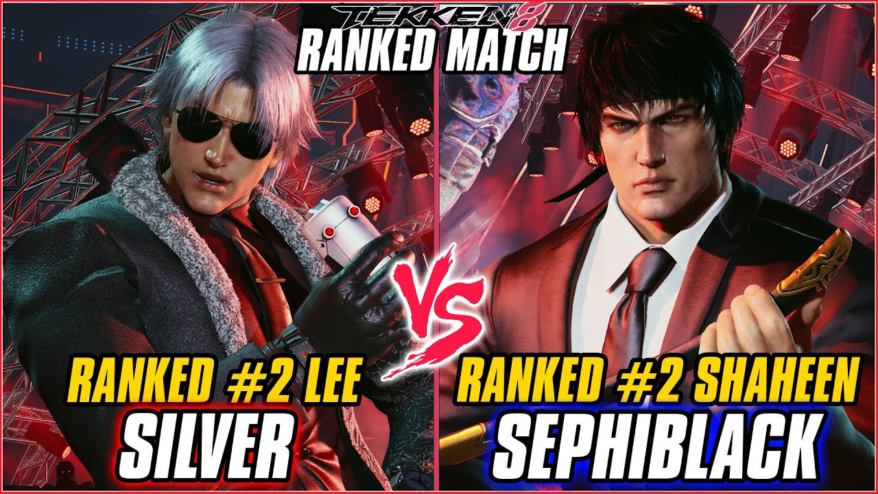 TEKKEN 8 ▰ SILVER (#2 RANKED LEE) vs SEPHIBLACK (#2 RANKED SHAHEEN) ▰ T8 HIGH LEVEL GAMEPLAY
