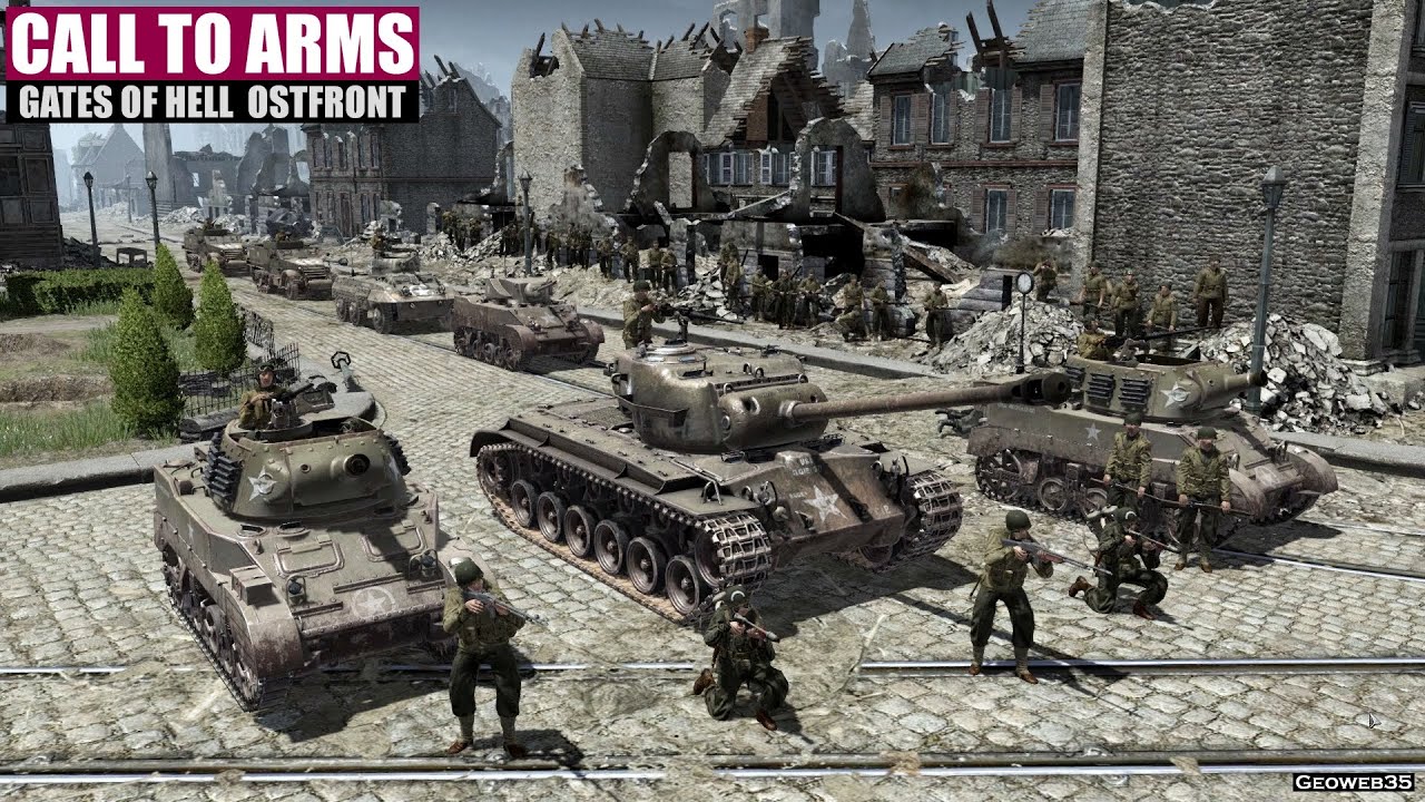Call to Arms Gates of Hell Ostfront: Liberation - USA Campaign "Lair of the Beast" Best WW2 RTS