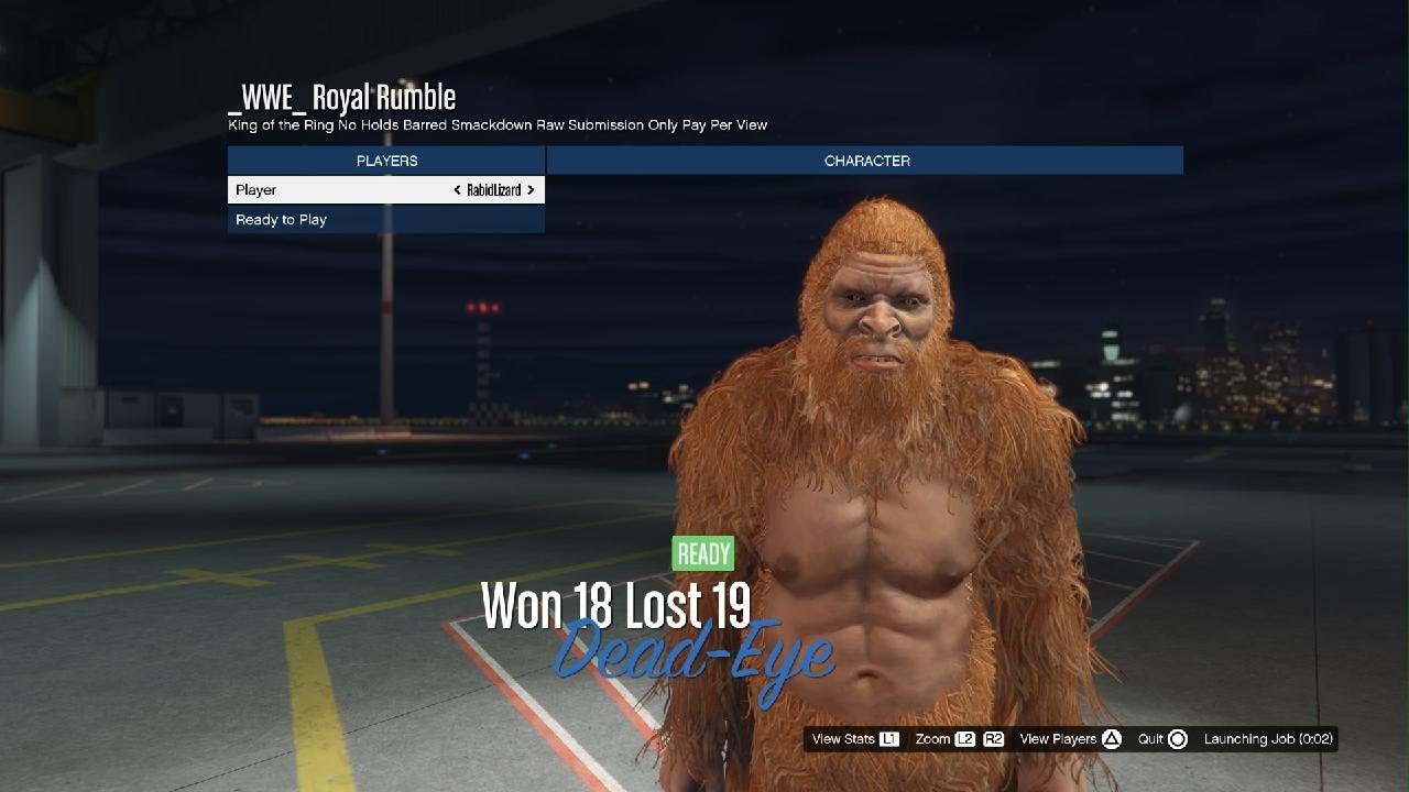 Grand Theft Auto V rabid vs turtle wrestling