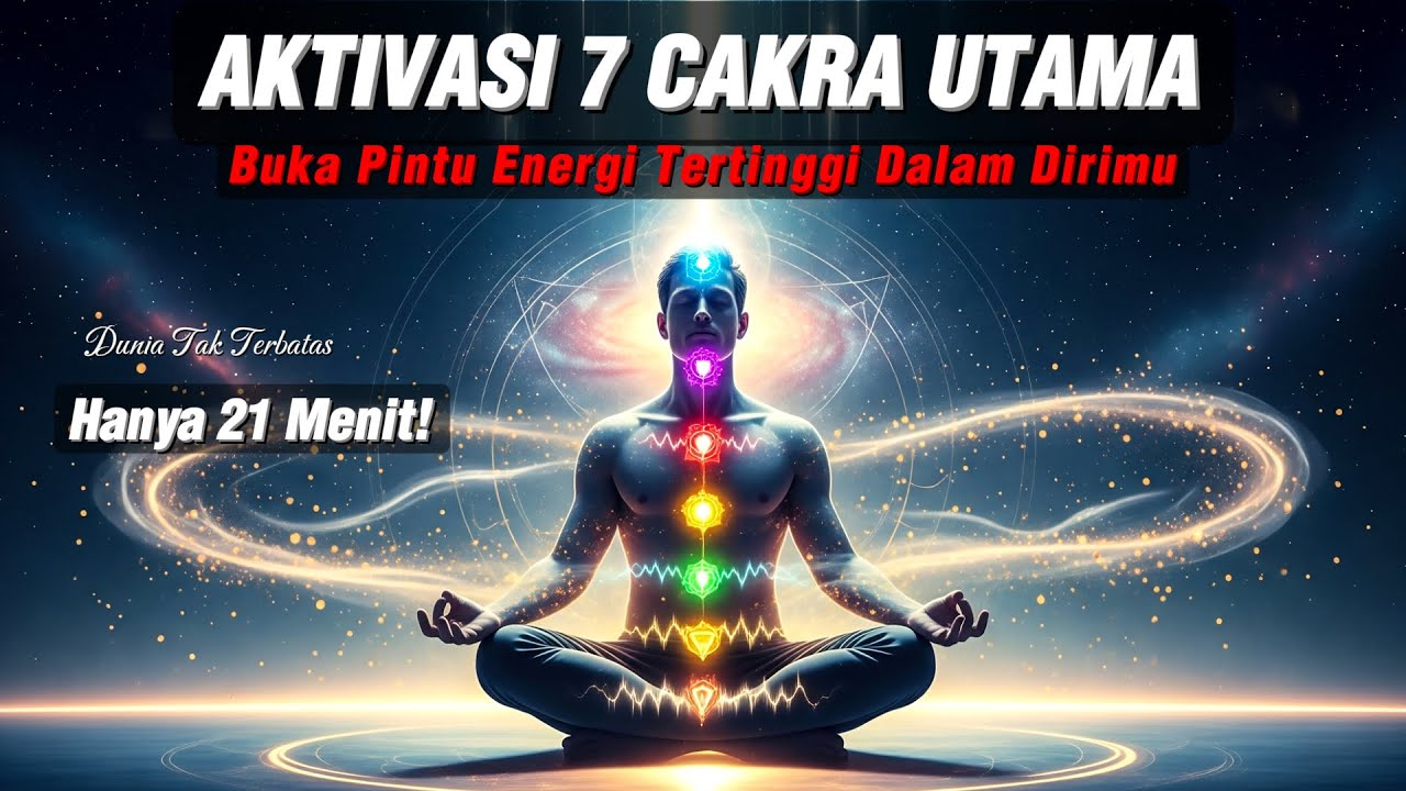 AKTIVASI 7 CAKRA UTAMA ANDA DALAM 21 MENIT✨ MEDITASI TERPANDU UNTUK KESEIMBANGAN ENERGI TOTAL