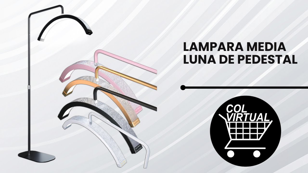 Lampara media luna de pedestal - Armado y uso basico - Col Virtual