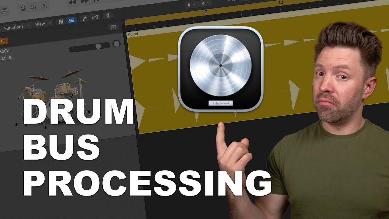 Обработка Drum Bus | Сделайте звук барабанов Logic Pro X НАСТОЯЩИМ. Часть 2