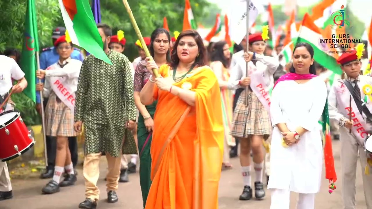 Vishal Tiranga Yatra 2025 | Gaurs International School | Independence Day Celebrations 🇮🇳