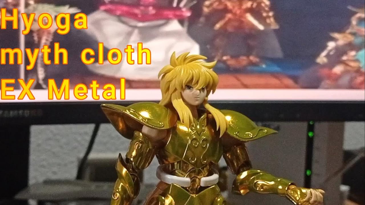 Hyoga Acuario Gold Cloth ex metal,bandai , Saint Seiya 