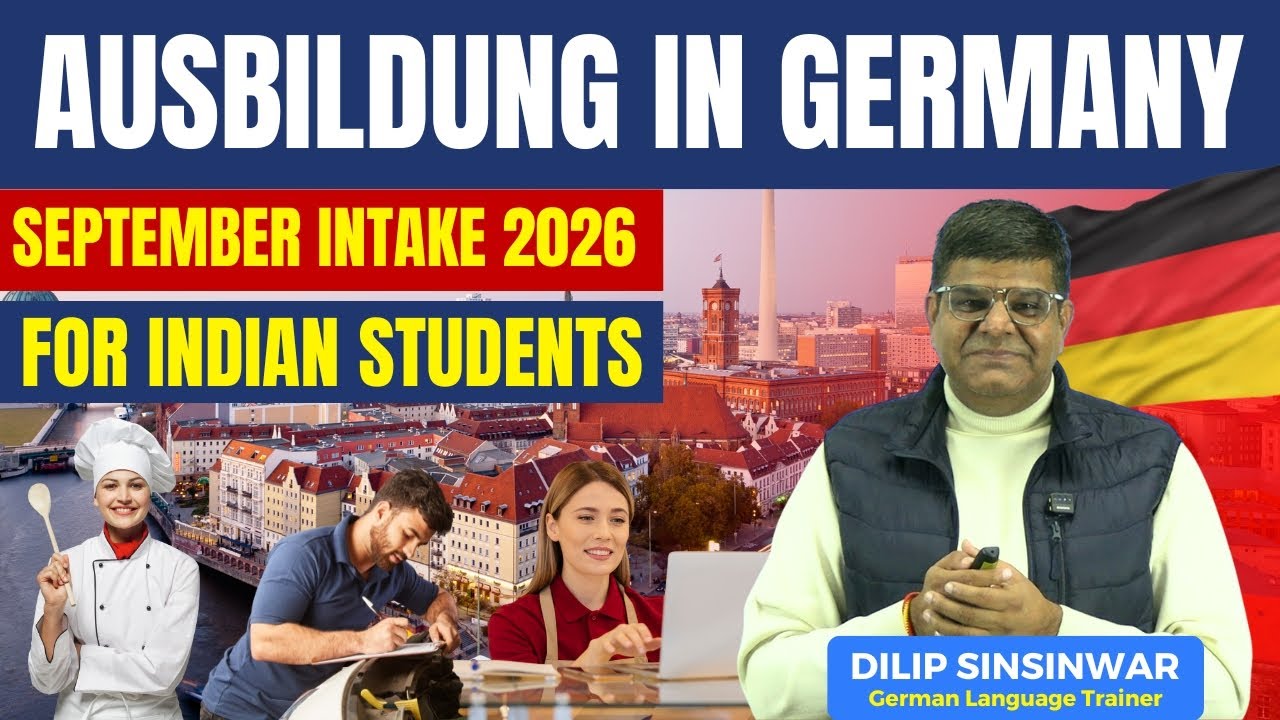 Ausbildung in Germany – September Intake 2026 for Indian Students