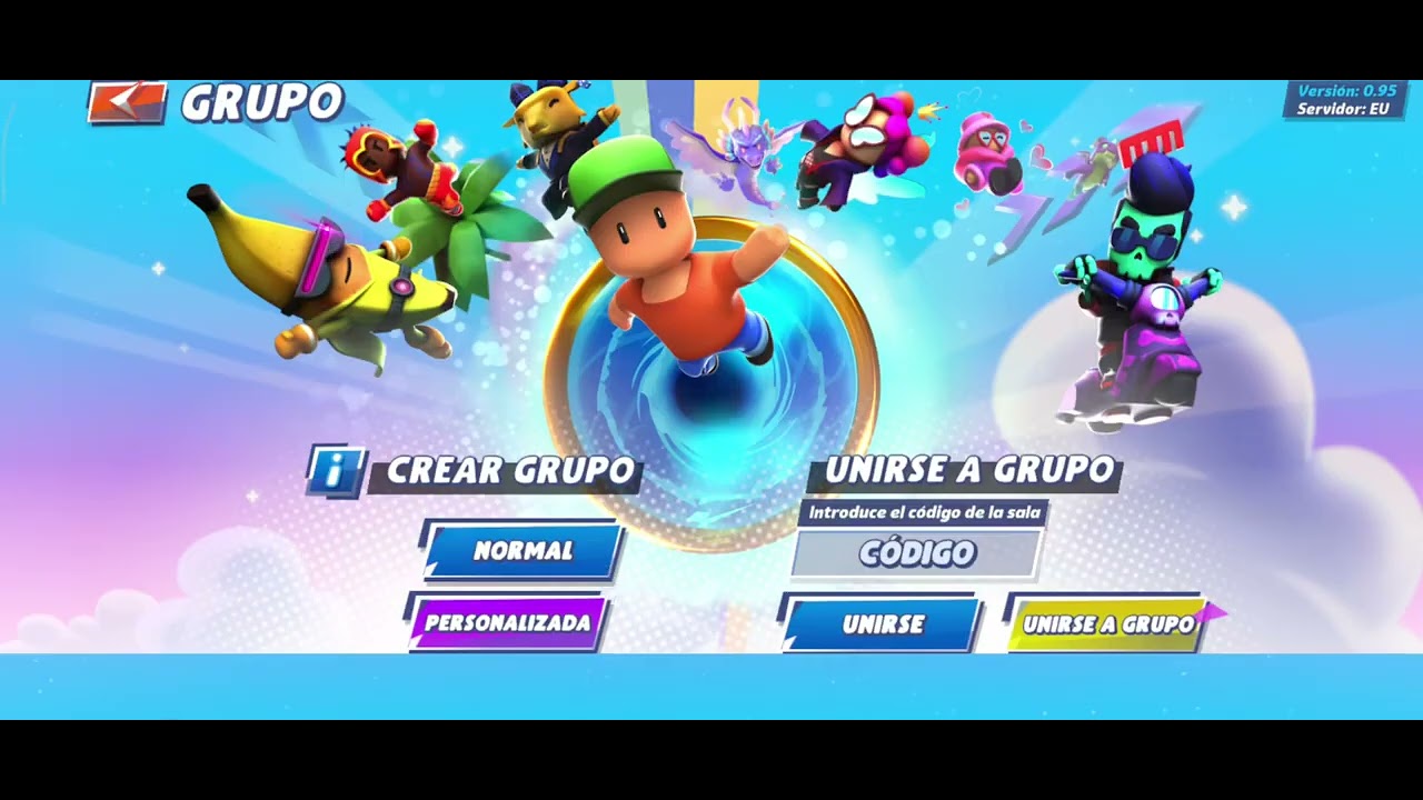 Jugando stumble guys 