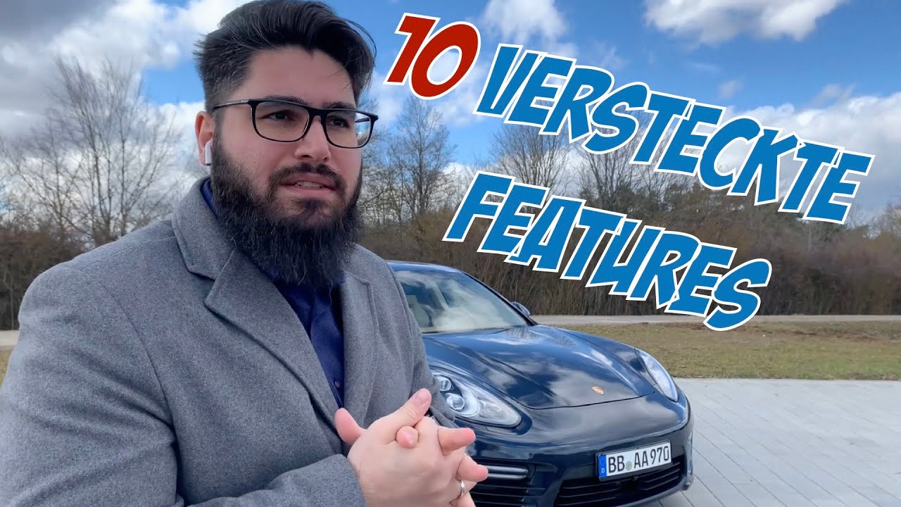 10 geheime Funktionen die Ihr nicht kennt! | Porsche Panamera GTS | Hidden Features