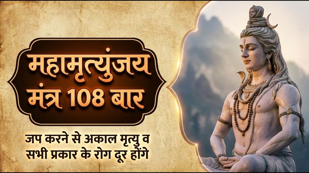 महामृत्युंजय मंत्र 108 times | Mahamrityunjay mantra 108 times fast | maha mrityunjay mantra
