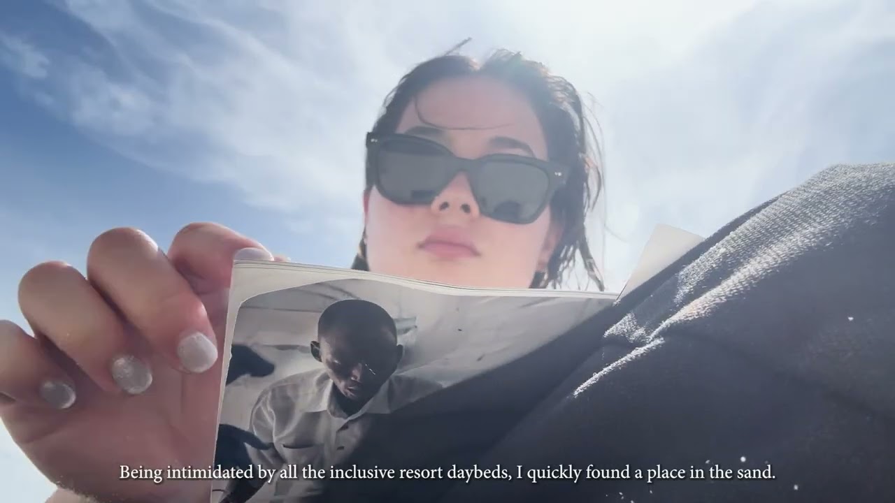 soloish traveling: went to the beach to get sun poisoning!
