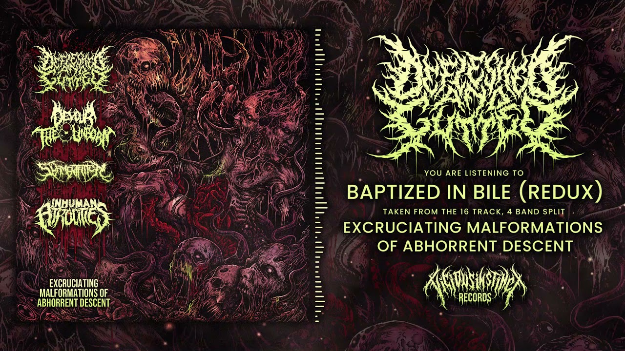 DEFLESHED AND GUTTED - BAPTIZED IN BILE [OFFICIAL TRACK PREMIERE] (REDUX)