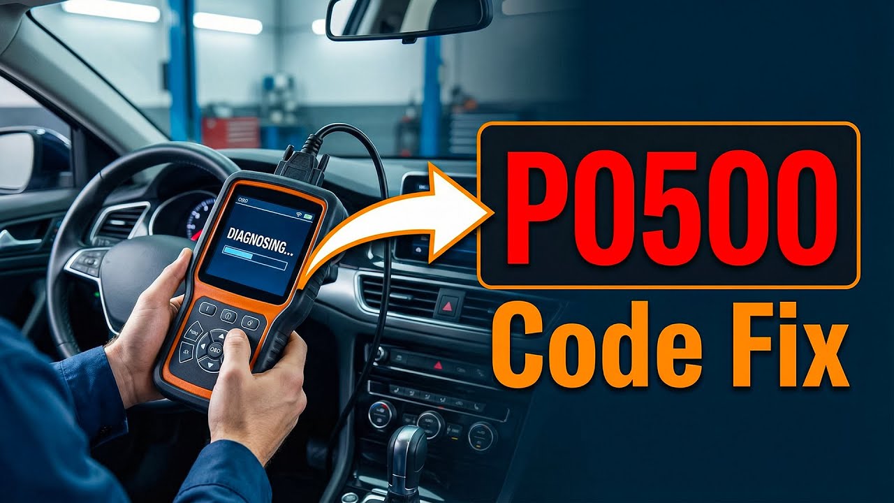 How To Fix P0500 Code - Vehicle Speed Sensor Malfunction - Symptoms And Repair
