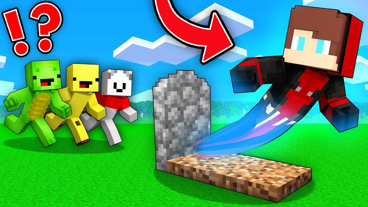 SPEEDRUNNER became DEADPOOL to CHEAT and BE IMMORTAL vs Hunters : JJ vs Mikey in Minecraft Maizen!