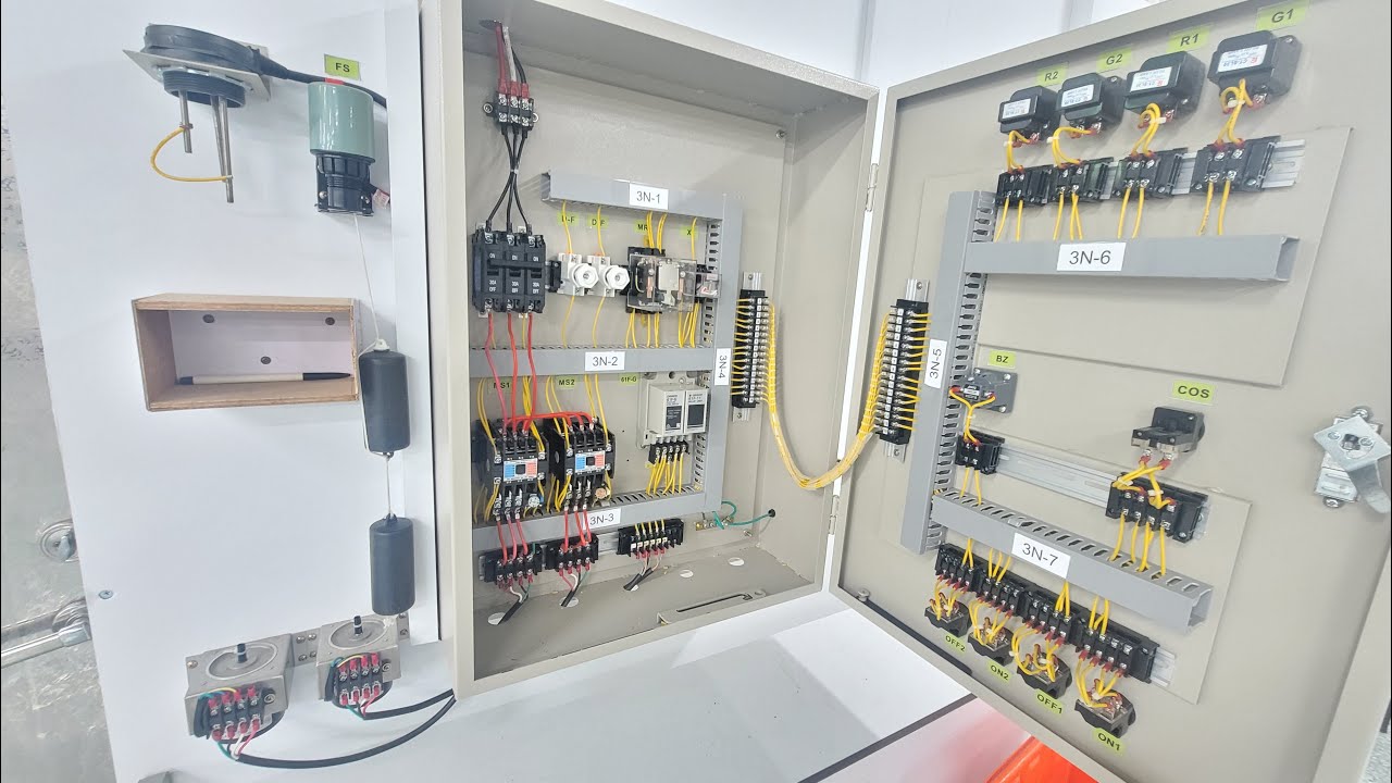 乙級室內配線第二站第三題-手動、自動泵交替控制電路動作測試