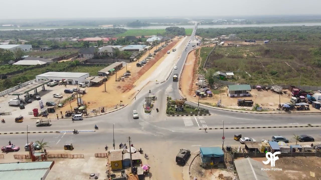 THE AERIAL VIEW OF EPE LAGOS STATE NIGERIA