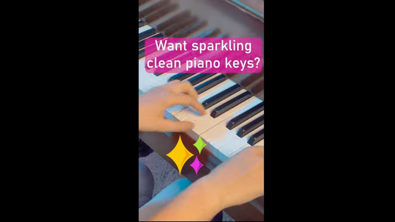 Make Your Piano Keys Sparkle!! ✨ #shorts
