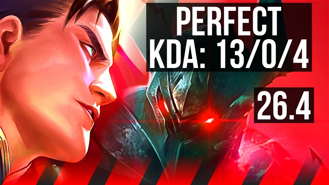 GAREN vs MORDEKAISER (TOP) | Perfect KDA: 13/0/4 | KR Master | 26.4