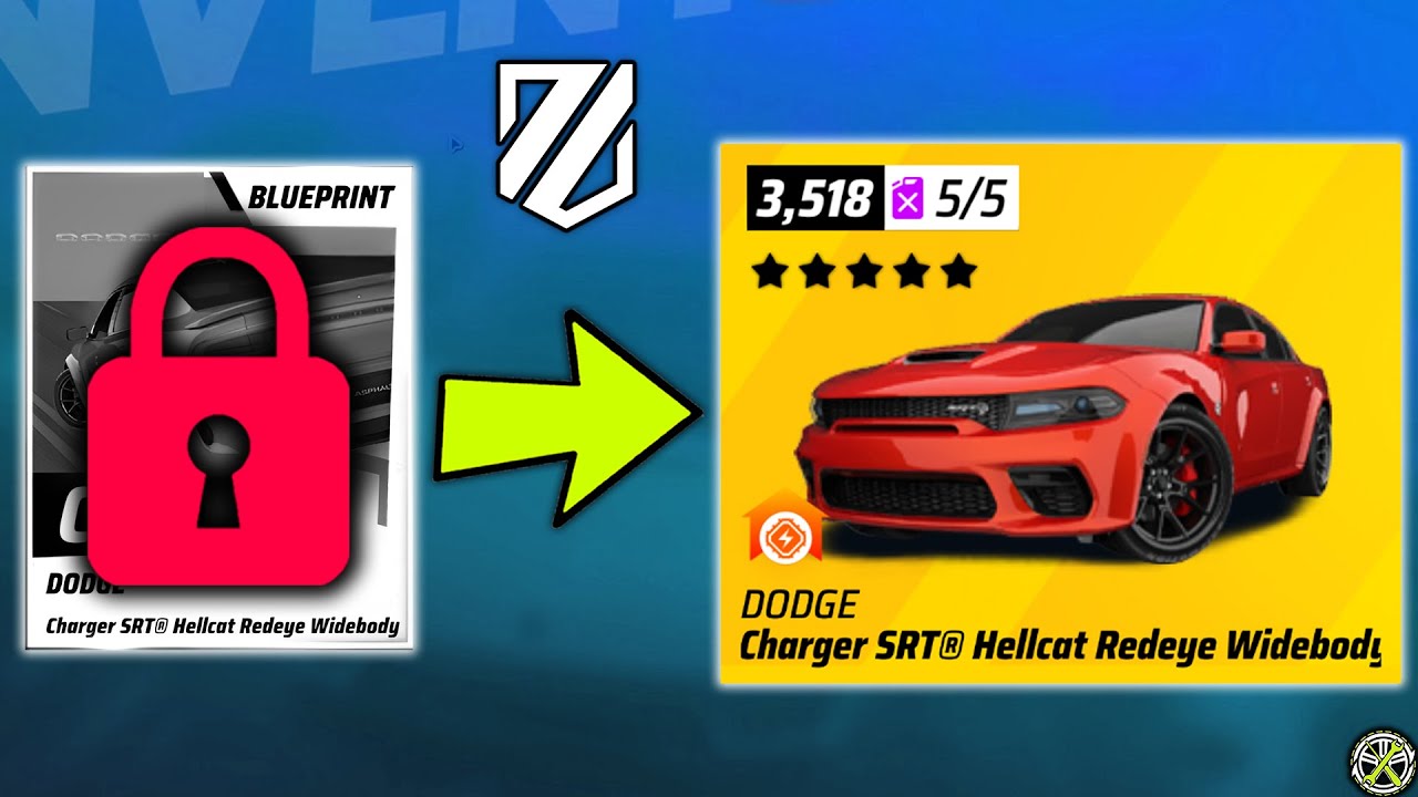 From SCRATCH to GOLD Dodge Charger SRT Hellcat: Asphalt Legends RTG #847