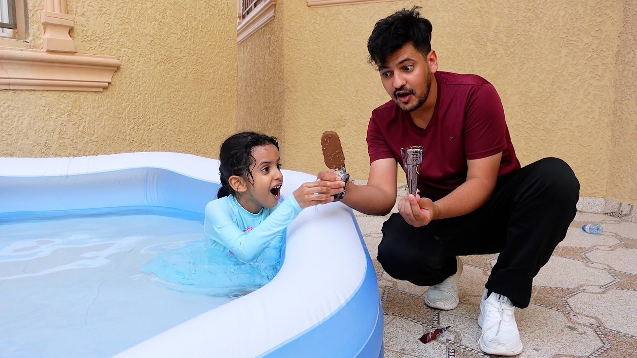 سارة ماتبي تطلع من المسبح ولكن !!