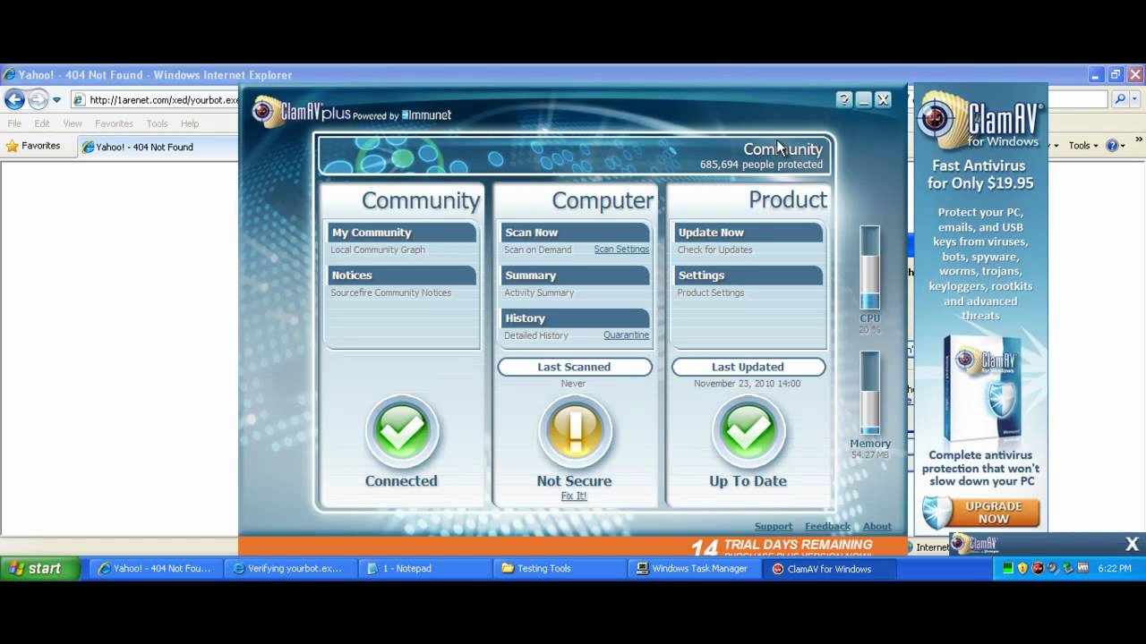 Virus Reviewers - Clam AntiVirus 2010 Review