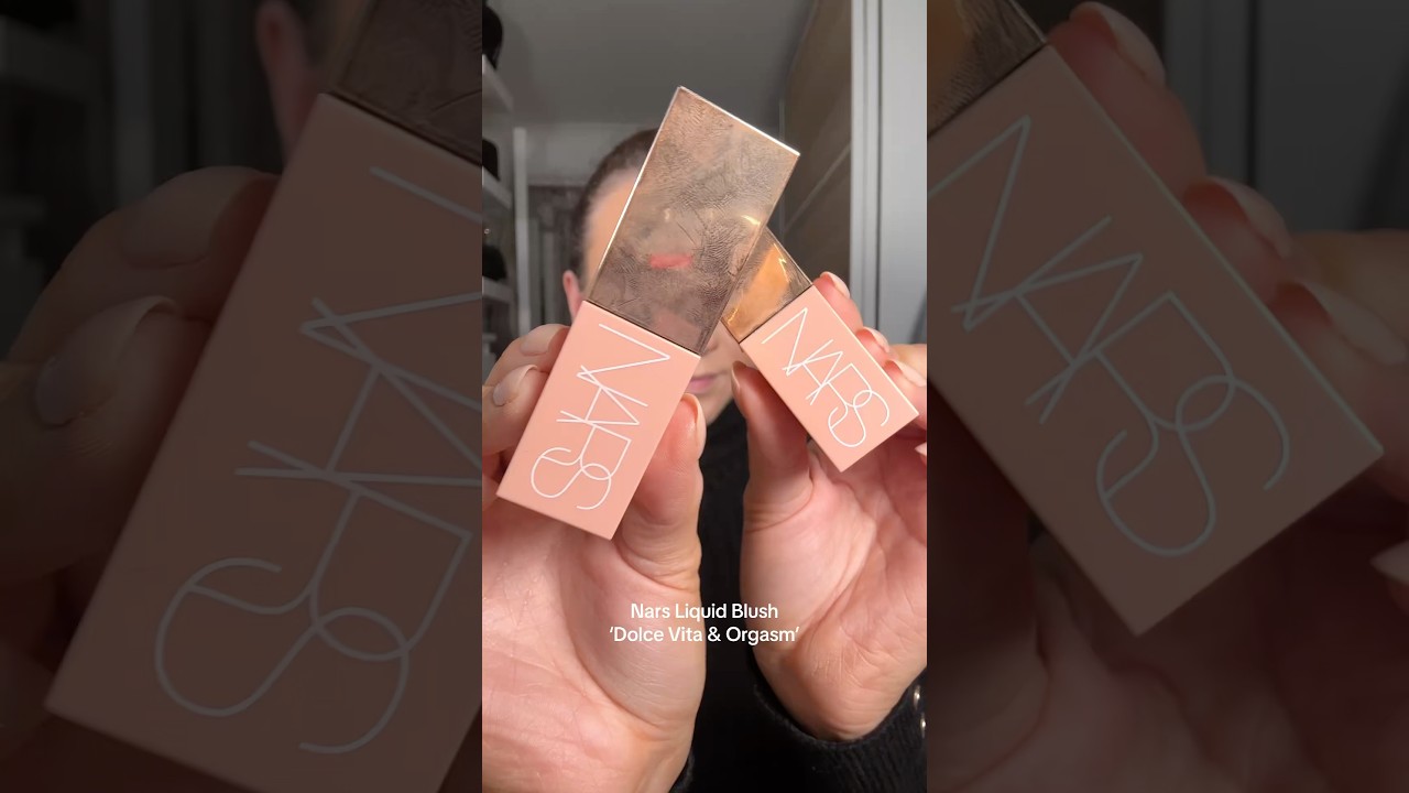 Nars liquid blush in Dolce Vita and Orgasm 🩷 