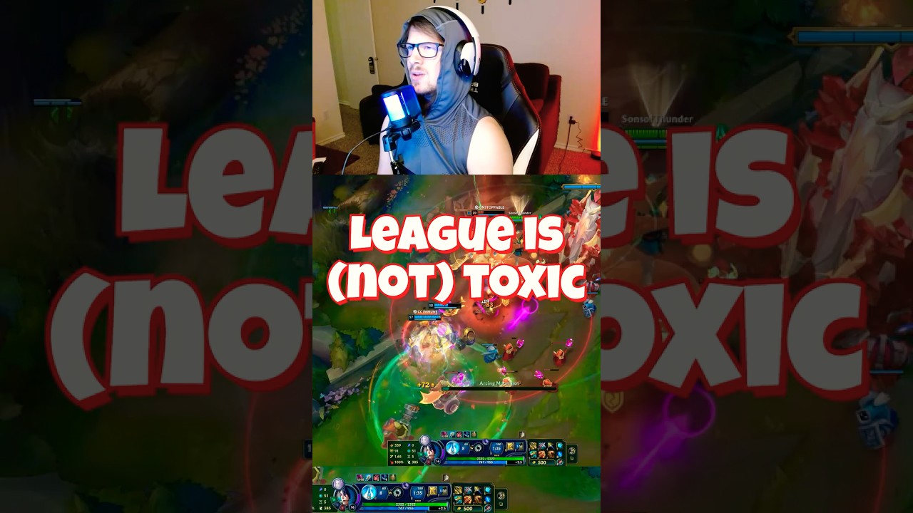 League is(not) toxic... #leagueoflegends  #helpmemakethismakesense