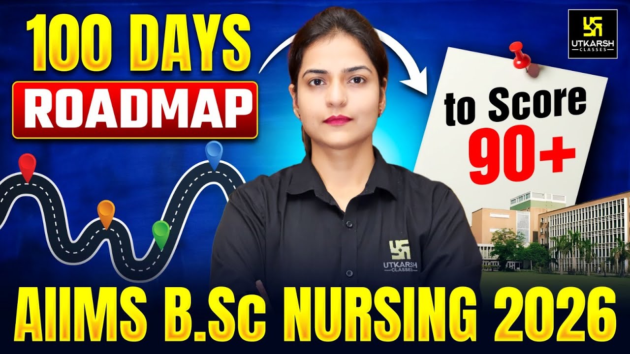 AIIMS BSc Nursing 2026 Strategy | 100 Days Study Plan To Score 90+ | Ronak Ma'am