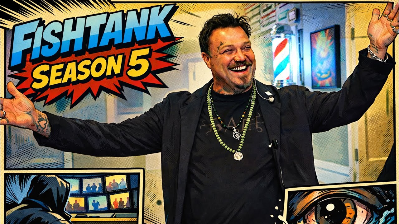 Fishtank Season 5 • New Host BAM MARGERA • Bam Enters the Tank 