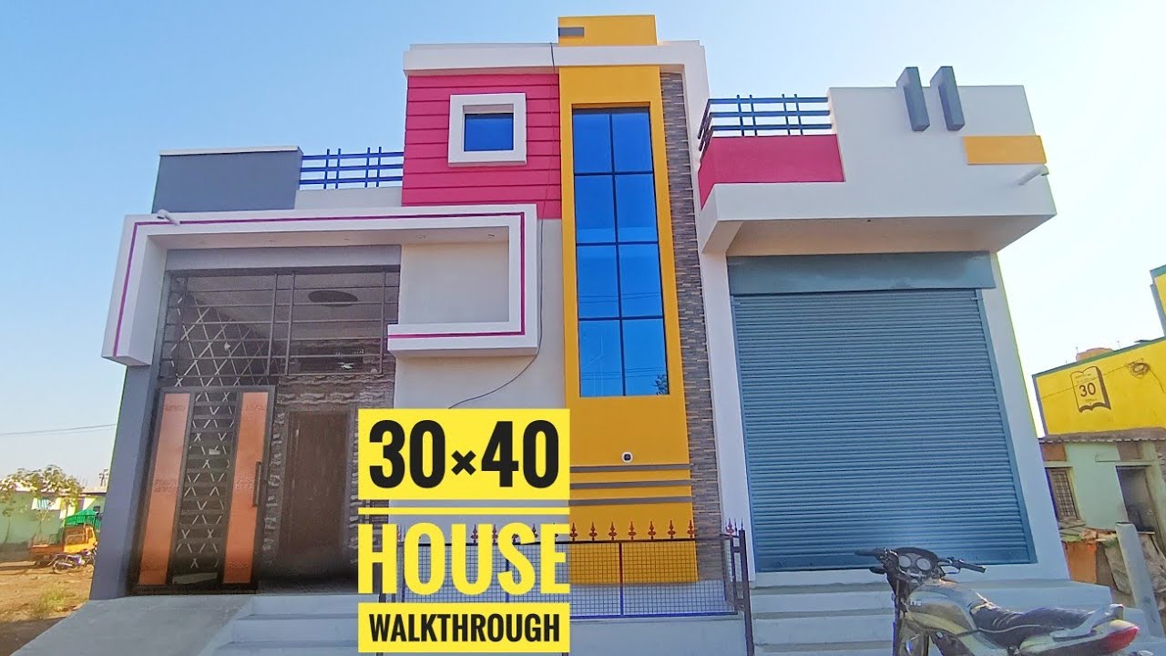 1200 sqrft house plan | 2BHK house interior | 30×40 BRAND NEW HOUSE FOR SALE