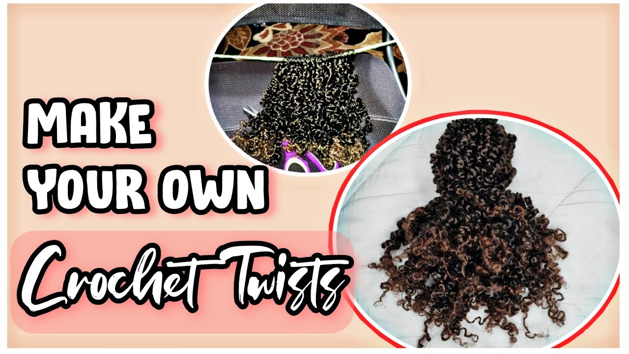 How to Make Your Own Crochet Braids / Crochet Twists | DIY Crochet Twists