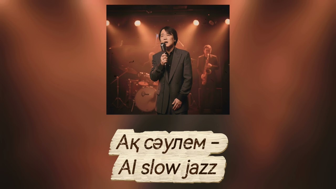 Ақ сәулем   //  AI vintage slow jazz 🎷