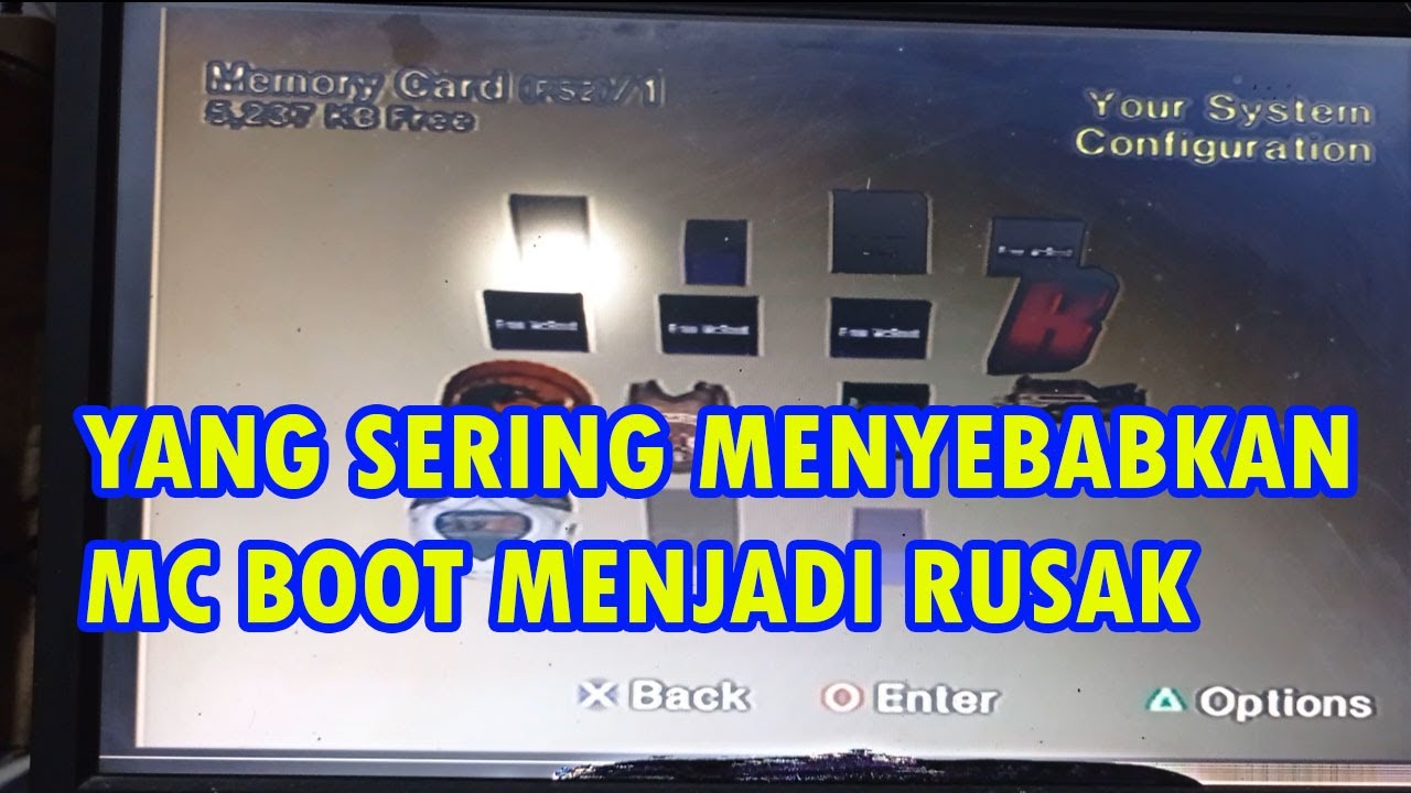 PENYEBAB MCBOOT RUSAK