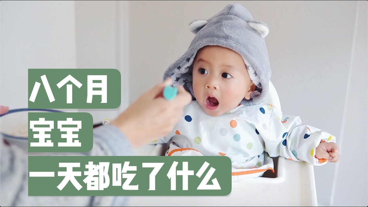 我家八个月宝宝一天吃了些什么