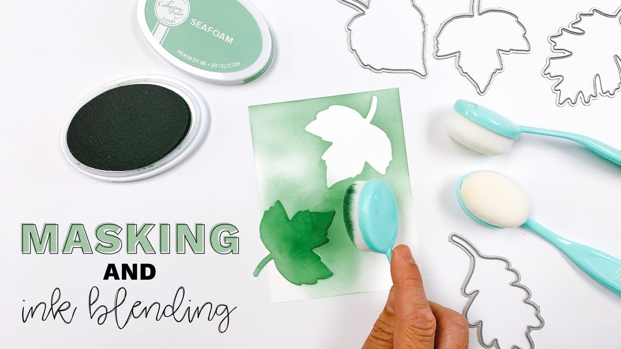 Masking and Ink Blending for Fall Card Making