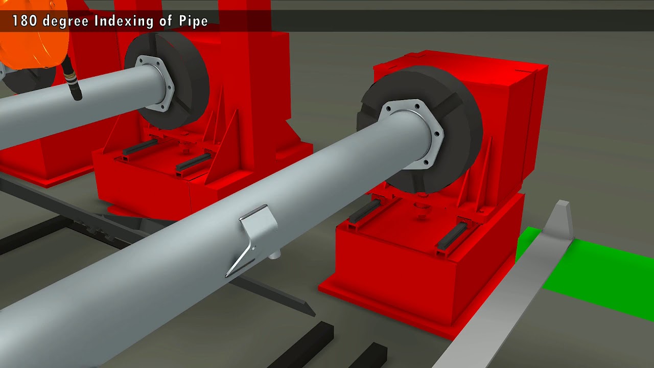 Center Pivot Pipe Flange Welding Cell by Primo Automation System