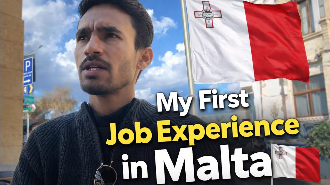 My First Job in Malta as an Indian Student 😮 | Reality vs Expectations